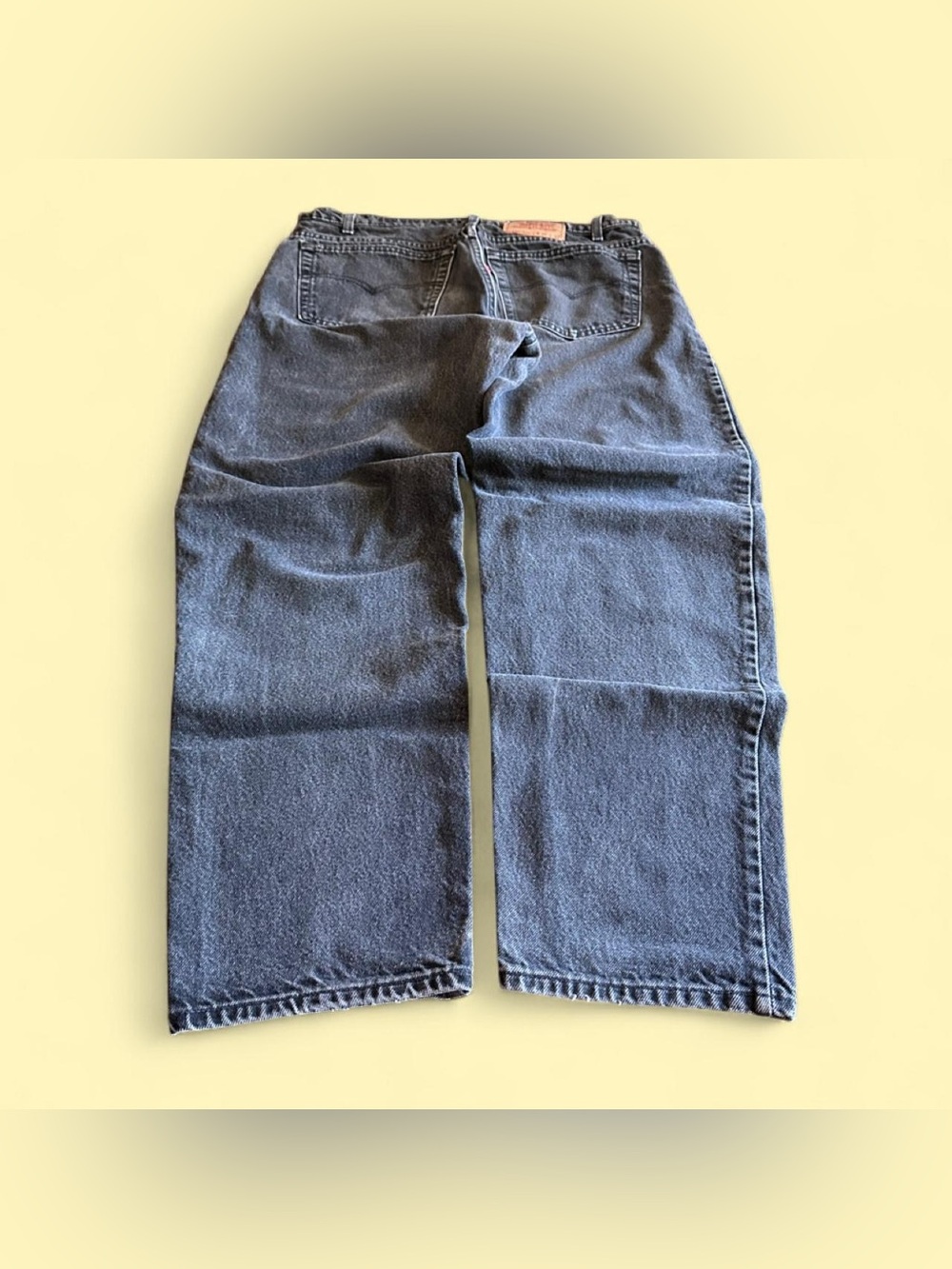 Vintage 90s Levi’s 550 Black Wash Jeans USA Made Men’s 36x32 - Picture 2 of 8